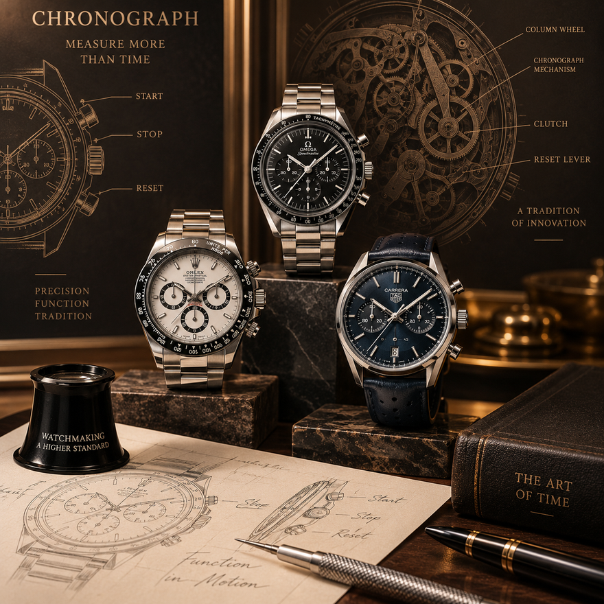 Zegarek z chronografem: czym jest chronograf i jak działa
