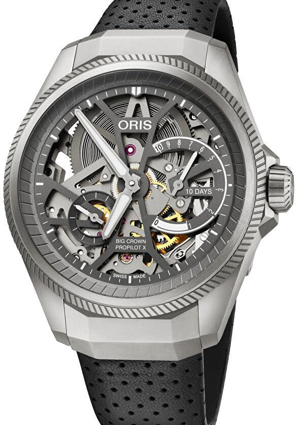 Oris ProPilot X Szary 44 mm Tytan 0111577597153-Set52204TLC