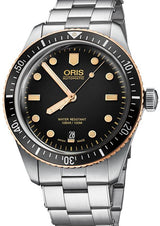 Oris Divers Sixty Five Czarny 40 mm Stal 0173377074354-0782018