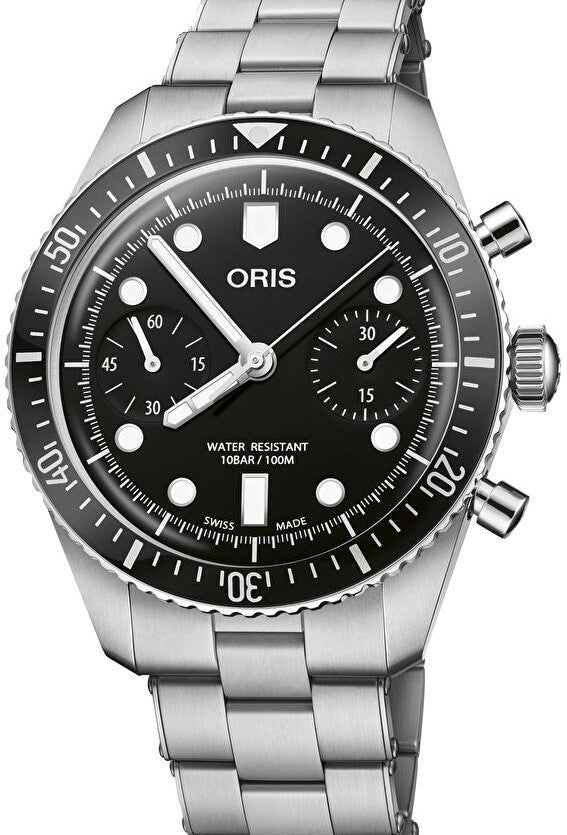 Oris Divers Sixty Five Czarny 40 mm Stal 0177177914054-0782018