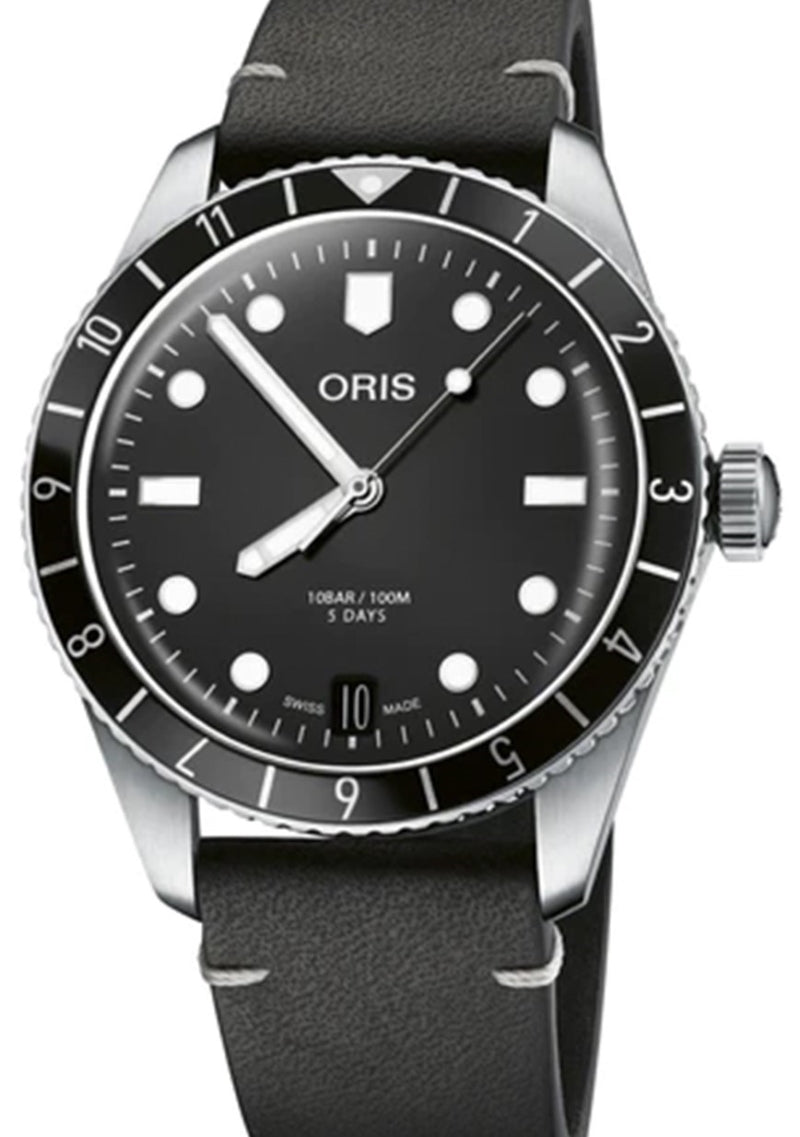 Oris Divers Sixty Five Czarny 40 mm Stal 0140077724054-0752082