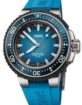 Oris Aquis Pro 4000m Niebieski 49,5 mm Tytan 0140077777155-Set