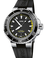 Oris Aquis Depth Gauge Czarny 45.8 mm Stal 0173377554154-SetRS