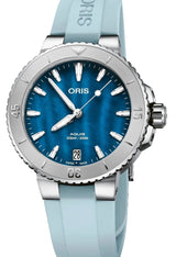 Oris Aquis Date Niebieski 36.5 mm Stal 0173377704155-0741865FC