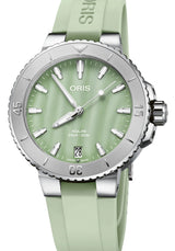 Oris Aquis Date Zielony 36.5 mm Stal 0173377704157-0741867FC