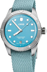 Oris Divers Sixty Five Niebieski 38 mm Stal 0173377714055-0731902S