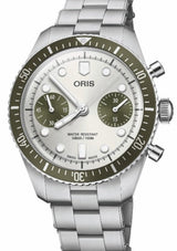 Oris Divers Sixty Five Srebrny 40 mm Stal 0177177914051-0782018