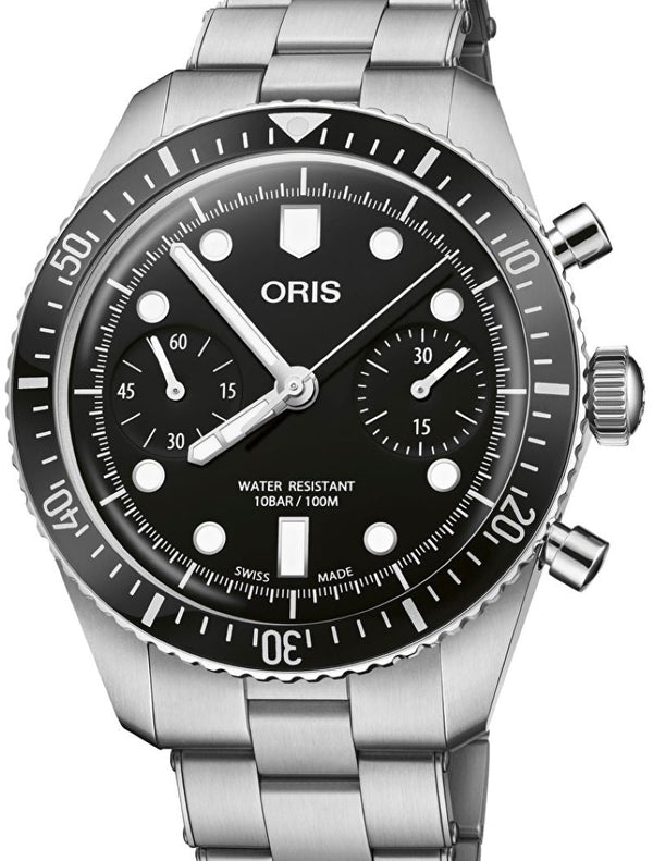 Oris Divers Sixty Five Czarny 40 mm Stal