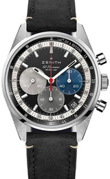 Zenith Chronomaster Czarny 38 mm Stal 03.3200.3600/22.C908