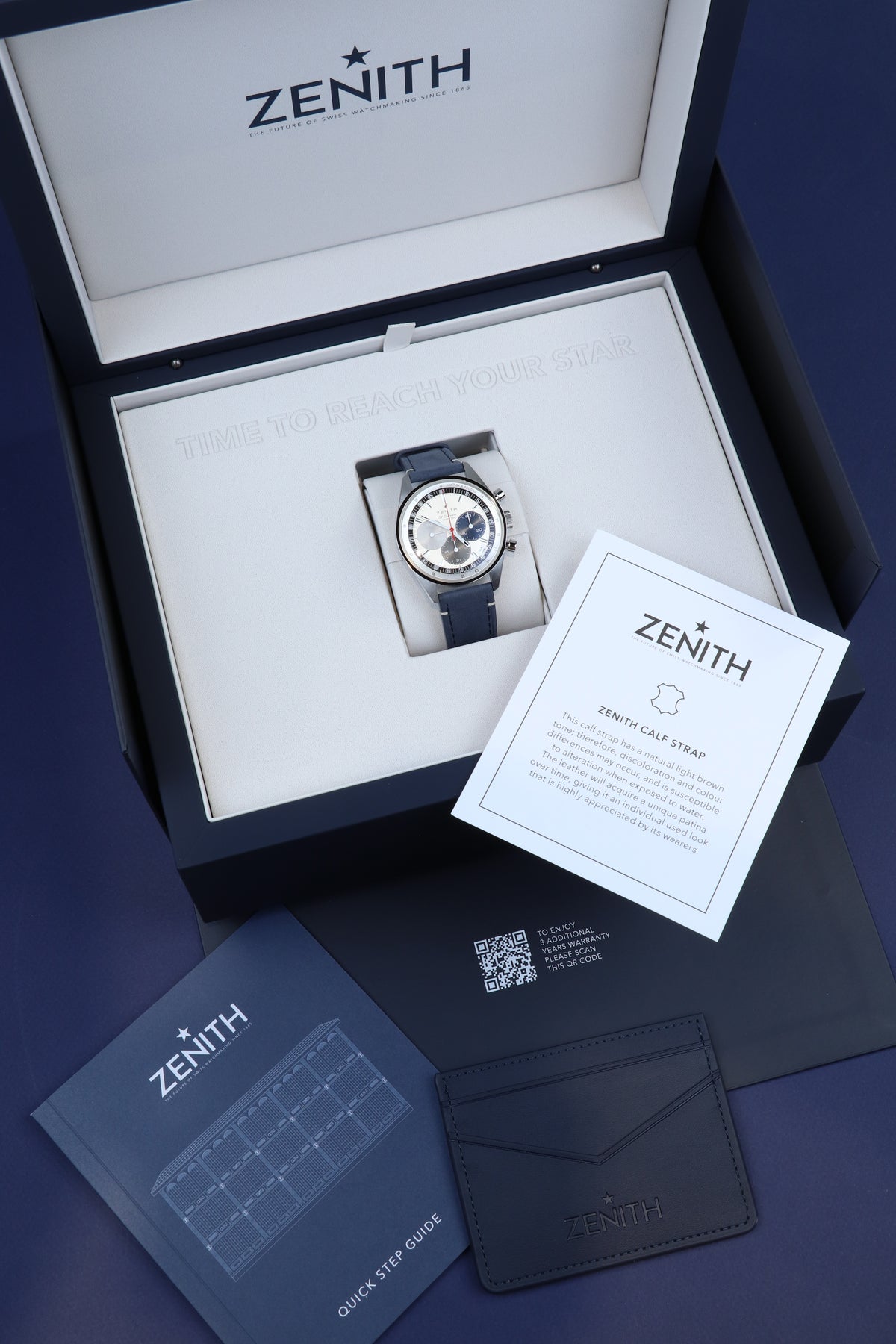 Zenith Chronomaster Original Srebrny 38 mm Stal 03.3200.3600/69.C902