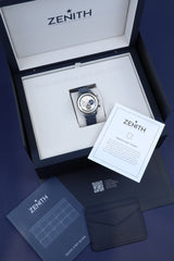 Zenith Chronomaster Original Srebrny 38 mm Stal 03.3200.3600/69.C902