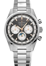 Zenith Chronomaster Szary 38 mm Stal 03.3400.3610/39.M3200