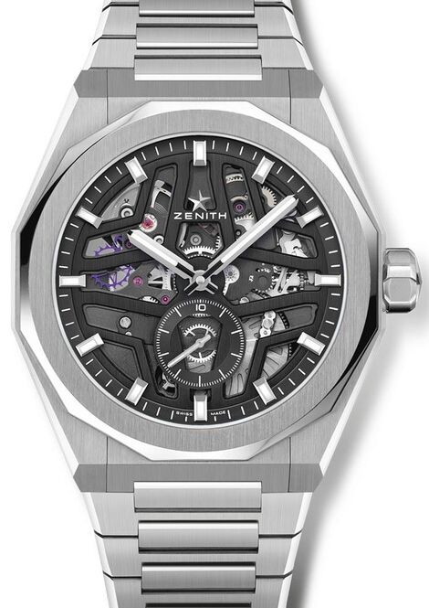 Zenith Defy Skyline Szkieletowany 41 mm Stal 03.9300.3620/78.I001