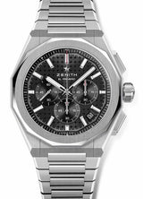 Zenith Defy Czarny 42 mm Stal 03.9500.3600/21.I001