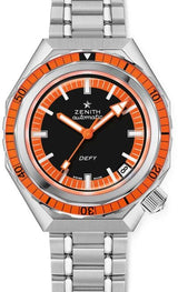 Zenith Defy Revival Czarny 37 mm Stal 03.A3648.670/21.M3648