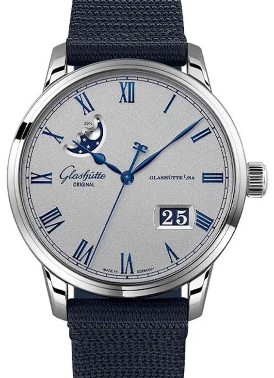 Glashütte Original Senator Excellence Szary 40 mm Stal