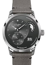 Glashütte Original PanoMaticLunar Szary 40 mm Stal 1-90-02-43-32-66