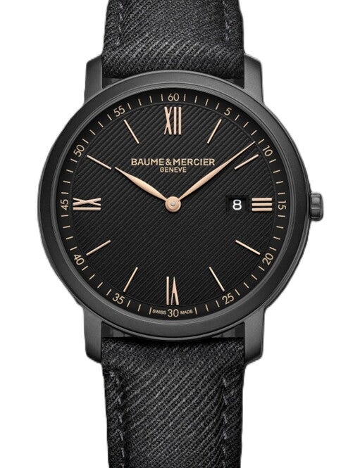 Baume & Mercier Classima Czarny 39 mm Stal M0A10762