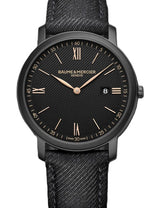 Baume & Mercier Classima Czarny 39 mm Stal M0A10762