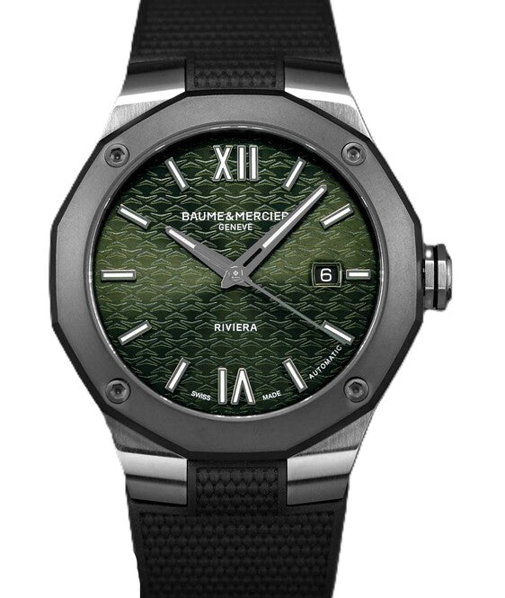 Baume & Mercier Riviera Zielony 42 mm Stal M0A10763