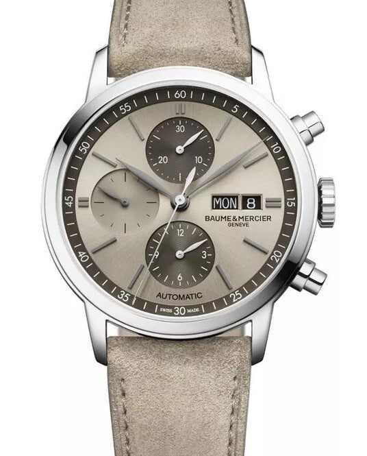 Baume & Mercier Classima Szary 42 mm Stal M0A10782
