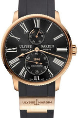 Ulysse Nardin Marine Torpilleur Czarny 42 mm Złoto różowe 1182-310-3/42
