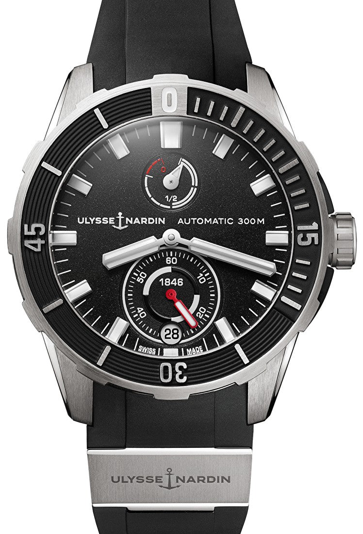 Ulysse Nardin Marine Diver Chronometer Czarny 44 mm Tytan 1183-170-3/92