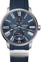 Ulysse Nardin Marine Torpilleur Niebieski 42 mm Stal 1183-310-3/43