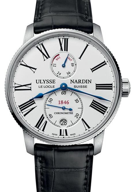 Ulysse Nardin Marine Torpilleur Biały 42 mm Stal 1183-310/40