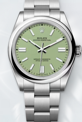 Rolex Oyster Perpetual 41 Zielony 41 mm Stal