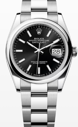 Rolex Datejust 36 Biały 36 mm Stal