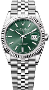 Rolex Datejust 36 Miętowy 36 mm Złoto/Stal