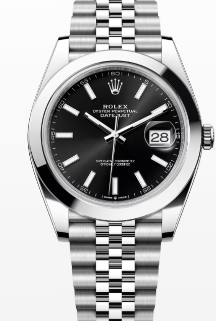 Rolex Datejust 41 Czarny 41 mm Stal