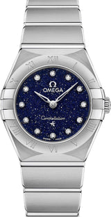 Omega Constellation Niebieski 25 mm Stal 131.10.25.60.53.001