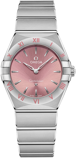 Omega Constellation Quartz 28MM Różowy Stal 131.10.28.60.11.001