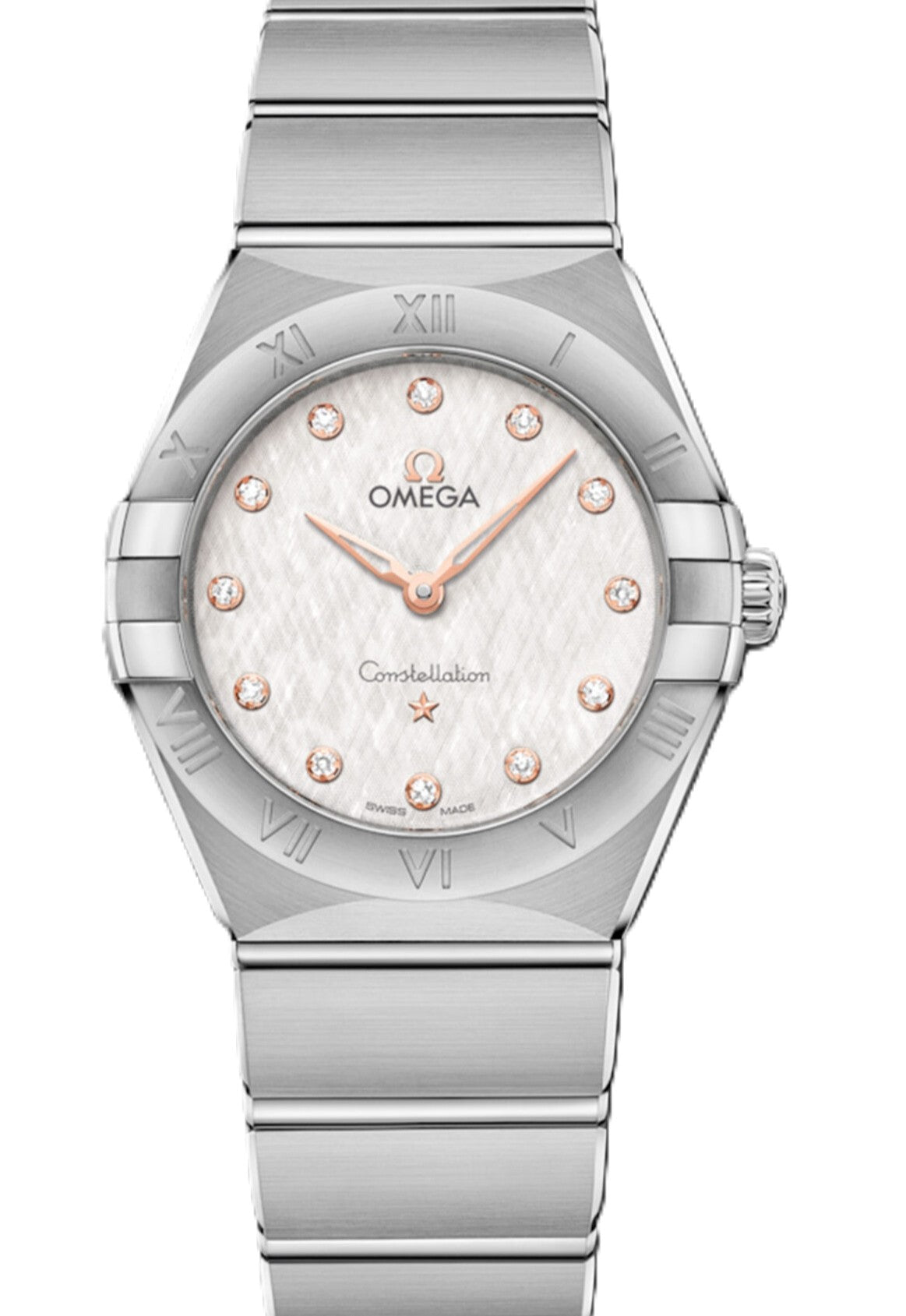 Omega Constellation Srebrny 28 mm Stal 131.10.28.60.52.001