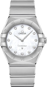 Omega Constellation Masa perlowa 28 mm Stal 131.10.28.60.55.001