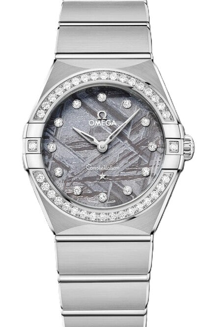 Omega Constellation Fioletowy 28 mm Stal 131.15.28.60.99.001
