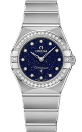 Omega Constellation Niebieski 29 mm Stal 131.15.29.20.53.001