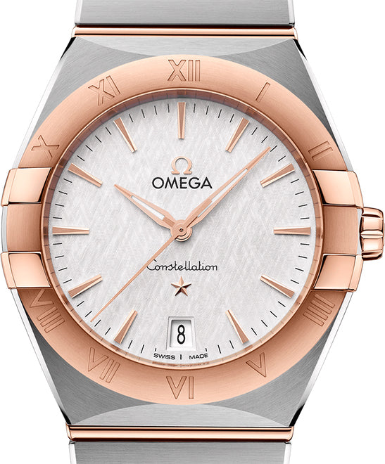 Omega Constellation Srebrny 36 mm Zloto/Stal