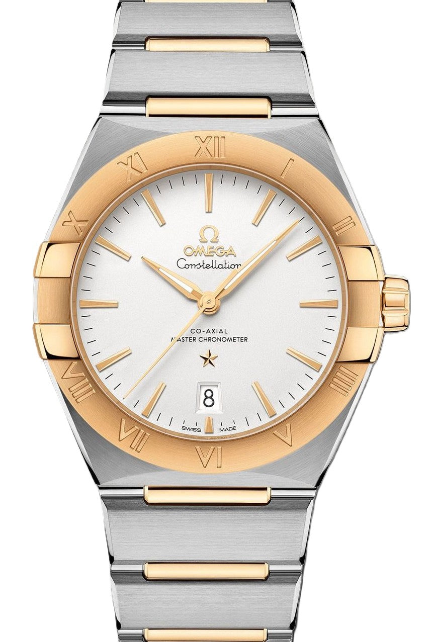 Omega Constellation Srebrny 39 mm Zloto/Stal 131.20.39.20.02.002