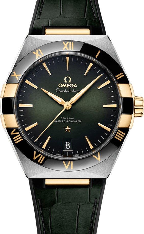 Omega Constellation Zielony 41 mm Zloto/Stal 131.23.41.21.10.001