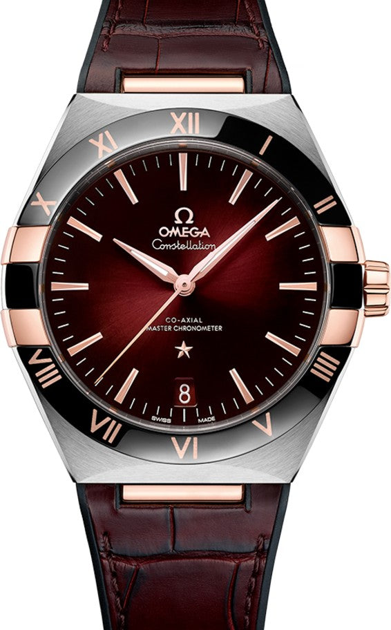 Omega Constellation Bordowy 41 mm Zloto/Stal 131.23.41.21.11.001