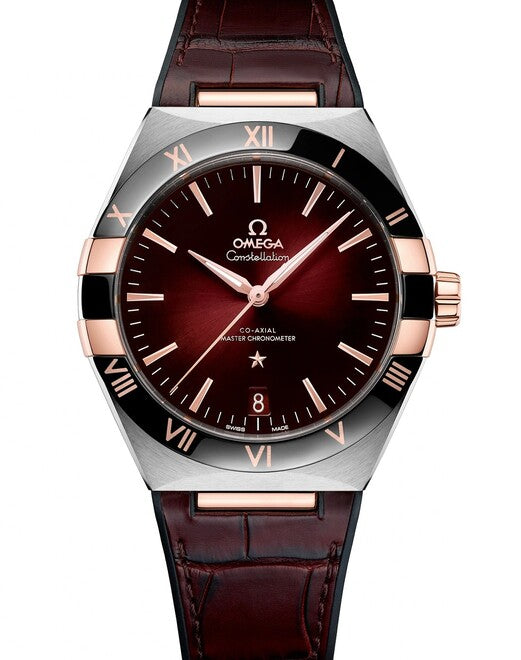 Omega Constellation Bordowy 41 mm Zloto/Stal