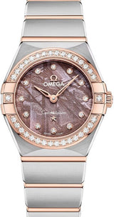 Omega Constellation Brązowy 25 mm Złoto/Stal 131.25.25.60.99.001