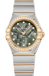 Omega Constellation Zielony 28 mm Złoto/Stal 131.25.28.60.99.002