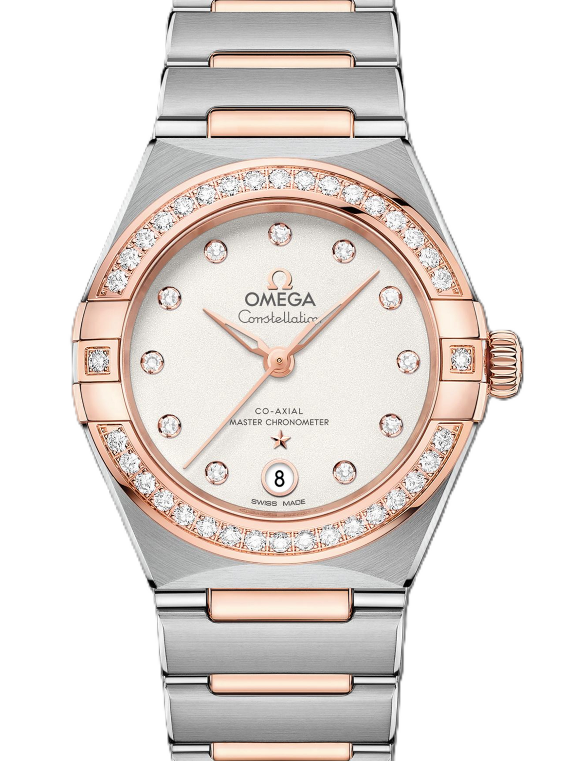 Omega Constellation Srebrny 29 mm Zloto/Stal 131.25.29.20.52.001