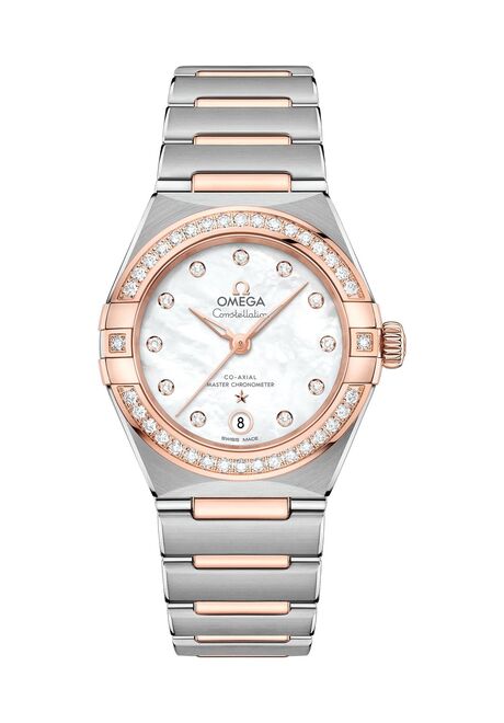 Omega Constellation Masa perlowa 29 mm Zloto/Stal
