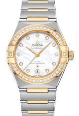 Omega Constellation Masa perlowa 29 mm Zloto/Stal 131.25.29.20.55.002