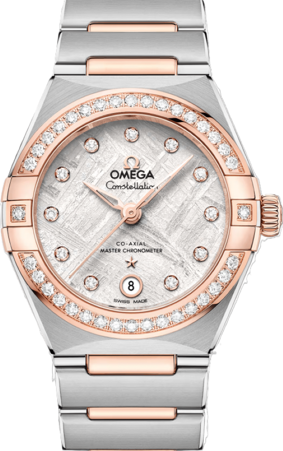 Omega Constellation Szary 29 mm Złoto/Stal 131.25.29.20.99.001